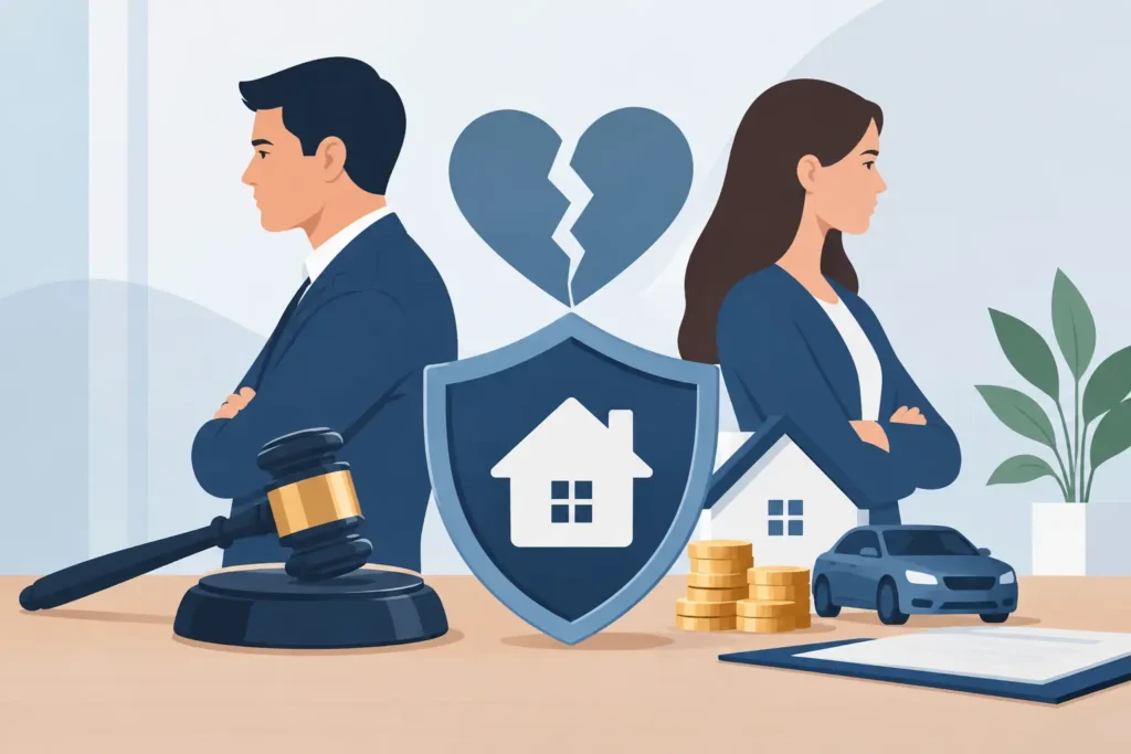 Divorcio contencioso y defensa de su patrimonio