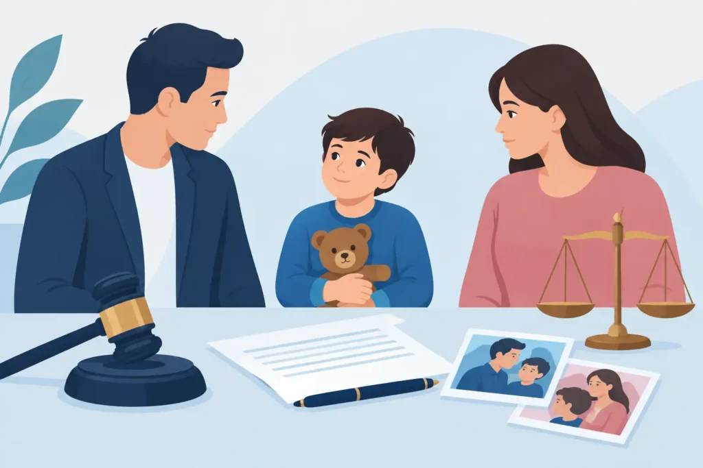 Pruebas en el proceso de custodia de hijos